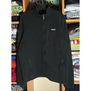 Patagonia Men’s Better Sweater Full Zip Long Sleeve Black Jacket